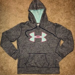 Under Armour Navy Heathered Hoodie